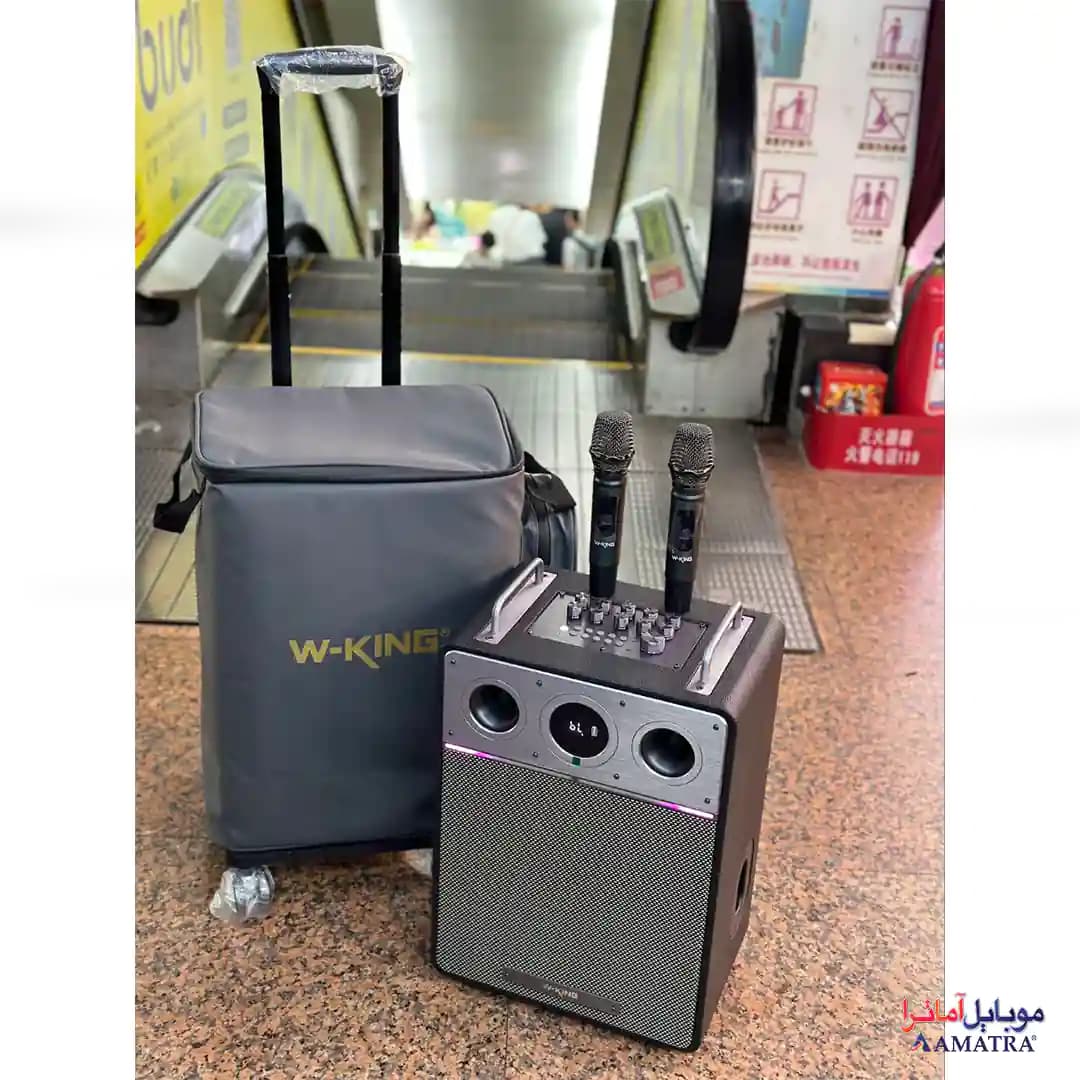اسپیکر بلوتوثی ۱۸۰ وات دبلیو کینگ مدل W-King T6 Pro — تصویر ۵