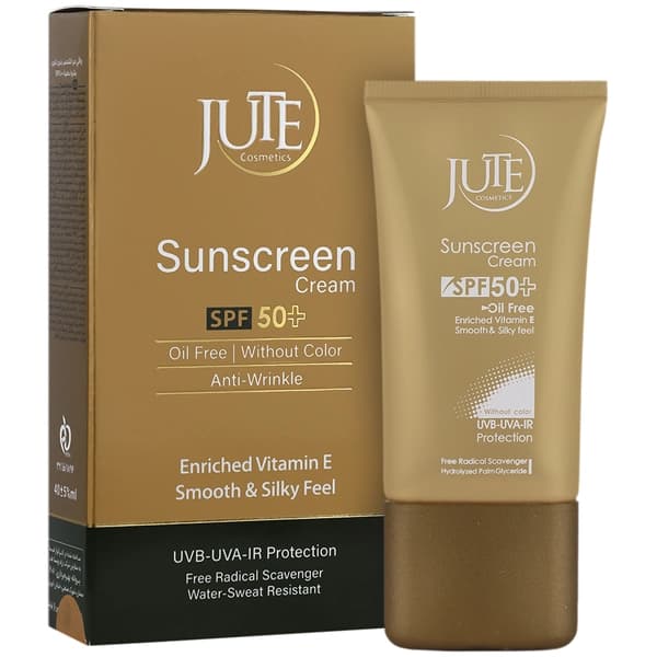 کرم ضد آفتاب ژوت SPF50 مناسب پوست چرب بی رنگ