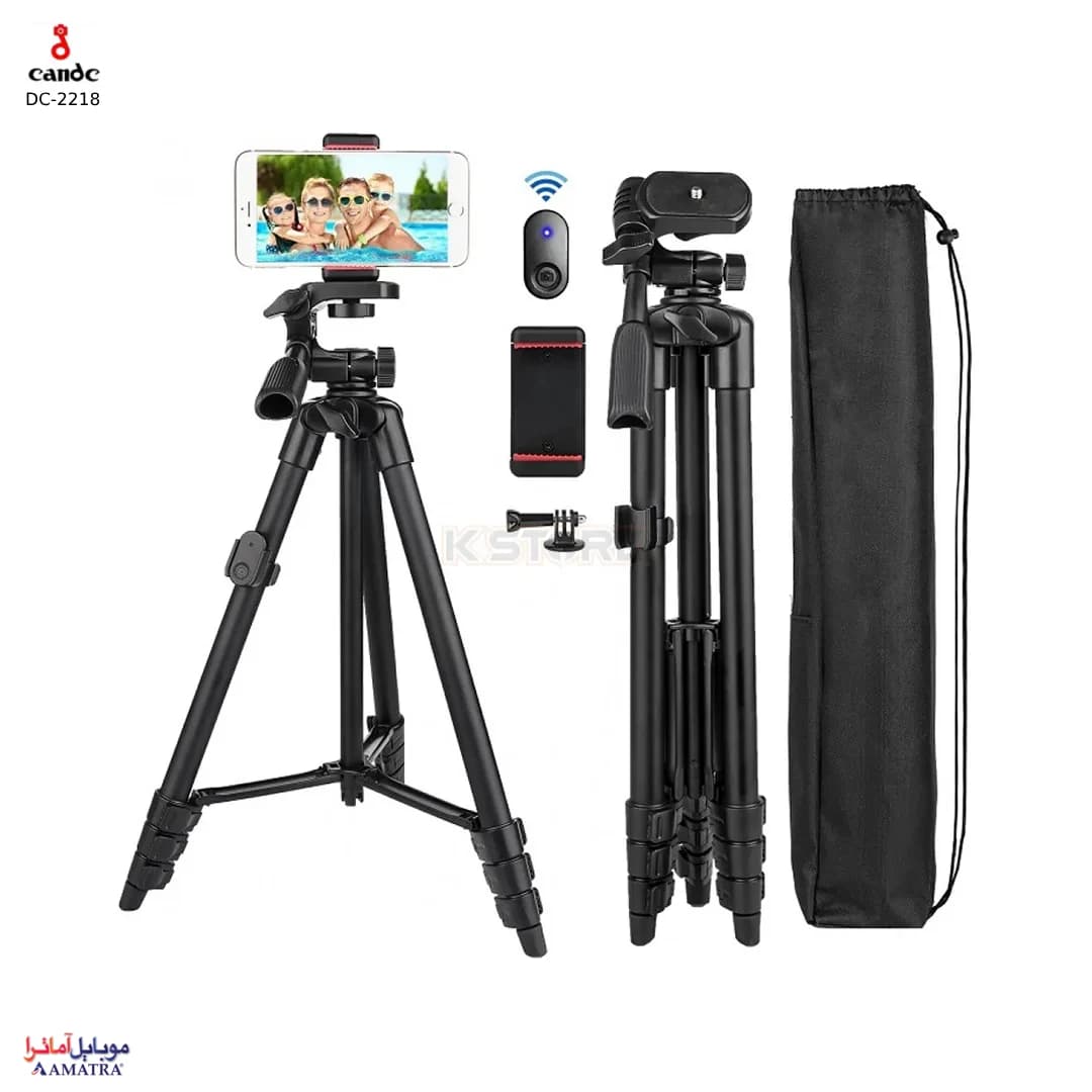 سه پایه دوربین عکاسی و فیلمبرداری حرفه‌ایی مدل Candc DC-2218 — تصویر ۵