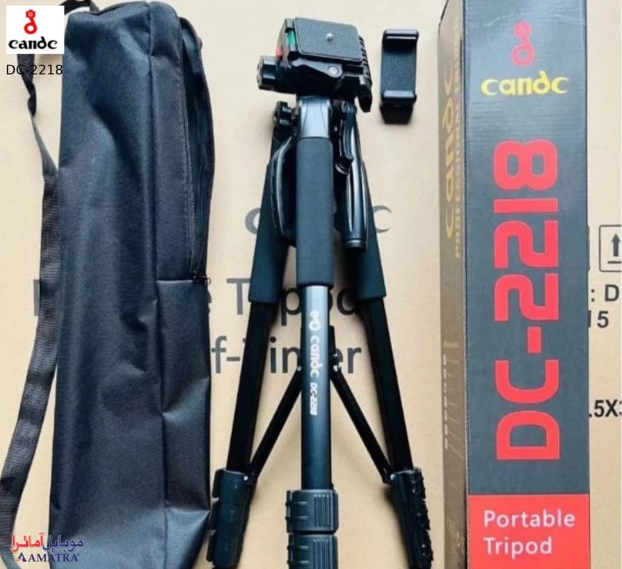 سه پایه دوربین عکاسی و فیلمبرداری حرفه‌ایی مدل Candc DC-2218 — تصویر ۳