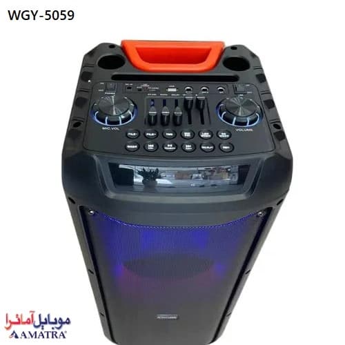 پارتی باکس و اسپیکر بلوتوثی سوپر باس WGAOYANG مدل WGY-5059 — تصویر ۵