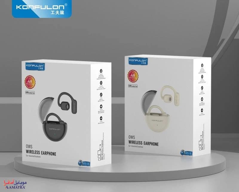 هندزفری روی گوشی کانفلون مدل Konfulon BTS-35 — تصویر ۵