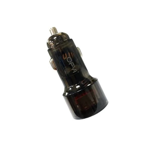 شارژر فندکی OFYI مدل CC-06 | فست شارژ PD 30W دو پورت Type-C و USB — تصویر ۳