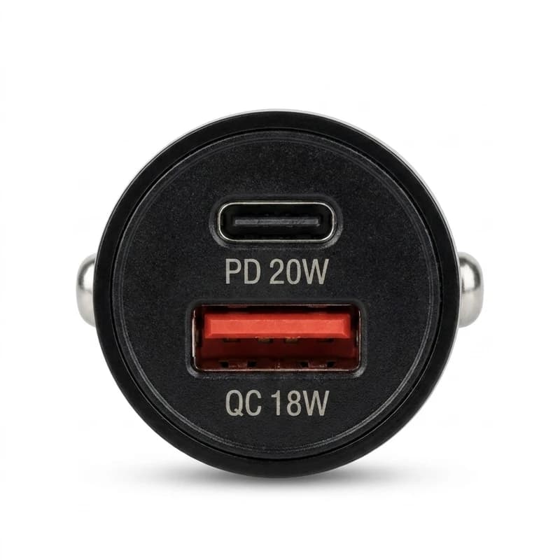 شارژر فندکی OFYI مدل CC-06 | فست شارژ PD 30W دو پورت Type-C و USB — تصویر ۲