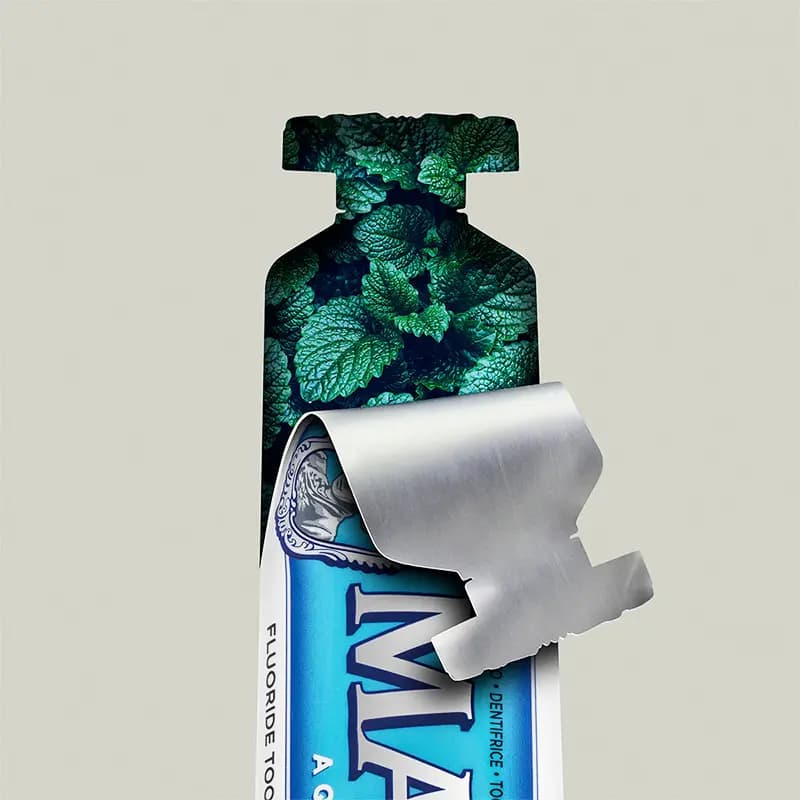 خمیر دندان آکواتیک مینت مارویس Aquatic Mint — تصویر ۳