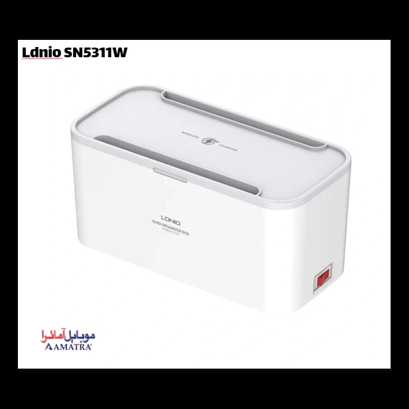 جعبه چند راهی برق و شارژر بی سیم هوشمند الدینیو مدل Ldnio SN5311W