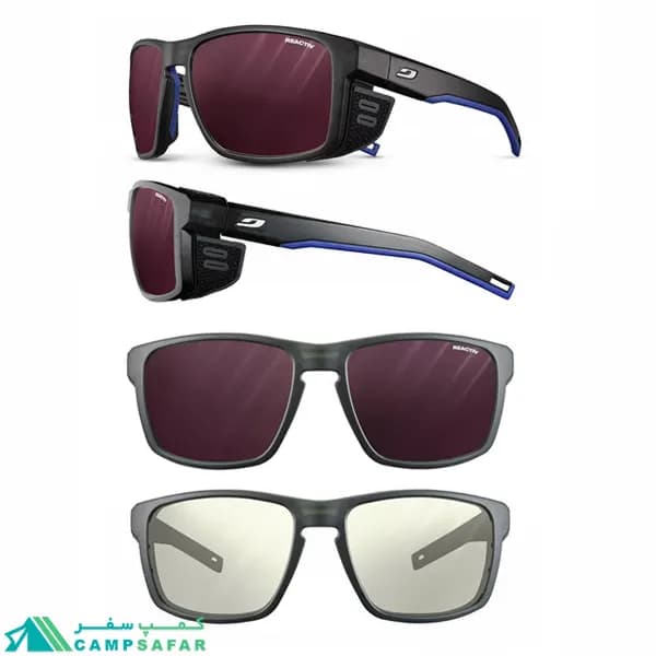عینک کوهنوردی جولبو JULBO مدل SHIELD لنز REACTIV 0-4 HC — تصویر ۳