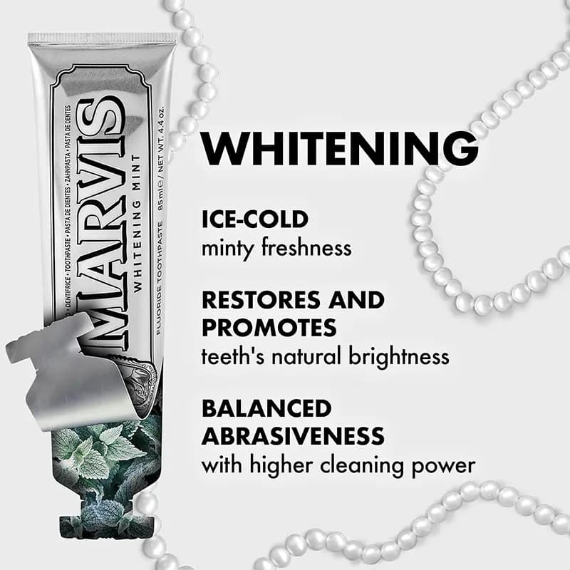خمیر دندان سفید کننده مارویس Whitening Mint — تصویر ۴