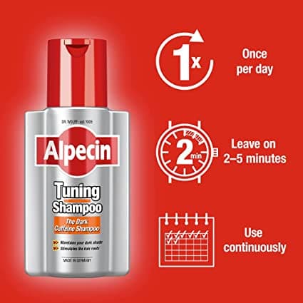 شامپو تیونینگ آلپسین ضد سفیدی Alpecin — تصویر ۳