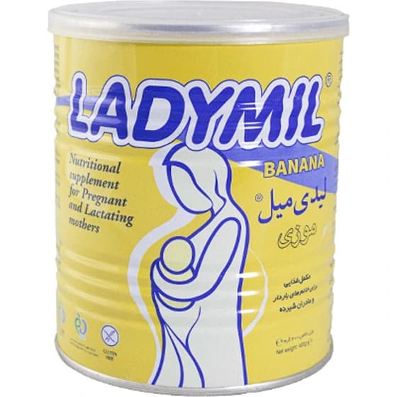 پودر خوراکی لیدی میل موزی 400 گرمی