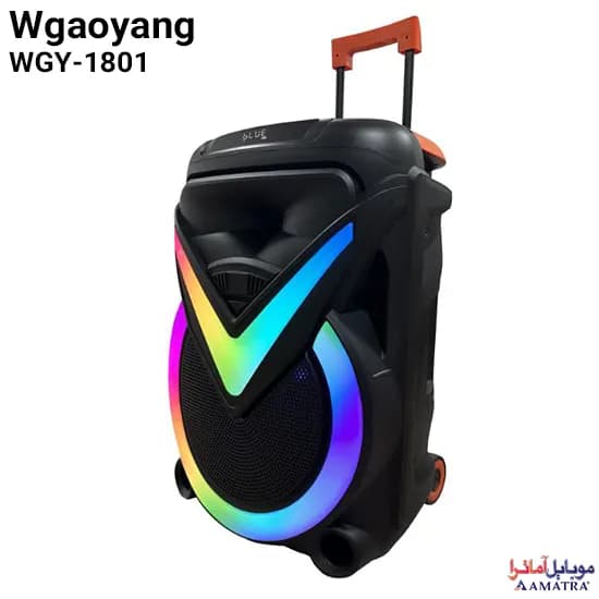 اسپیکر بلوتوثی قابل حمل سوپر باس مدل WGY-1801 — تصویر ۴