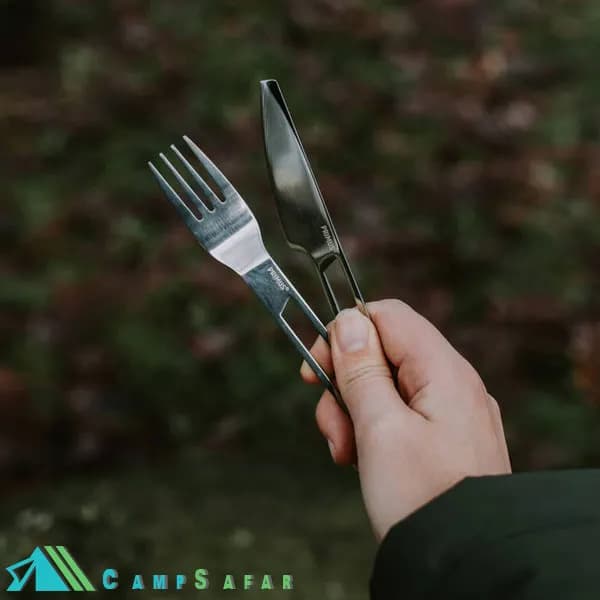 قاشق چنگال چاقو کوهنوردی پریموس مدل CampFire Cutlery — تصویر ۶