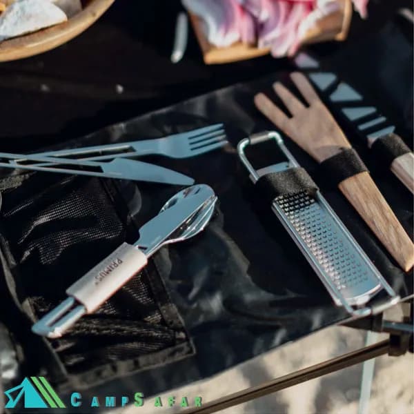 قاشق چنگال چاقو کوهنوردی پریموس مدل CampFire Cutlery — تصویر ۸