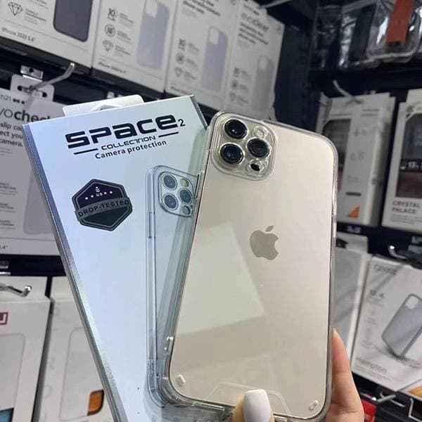 قاب آیفون 18 پرو – IPHONE 18 PRO مدل اسپیس Space دکمه کرومی — تصویر ۸