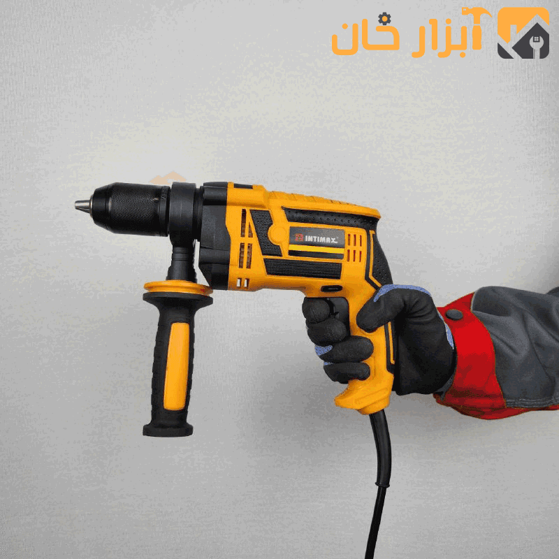 دریل برقی چکشی سه نظام ۱۳ اتومات فلزی اینتیمکس — تصویر ۴