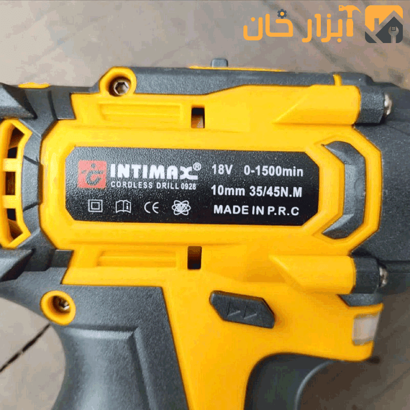 دریل شارژی با کیت متعلقات 100 عددی اینتیمکس — تصویر ۴