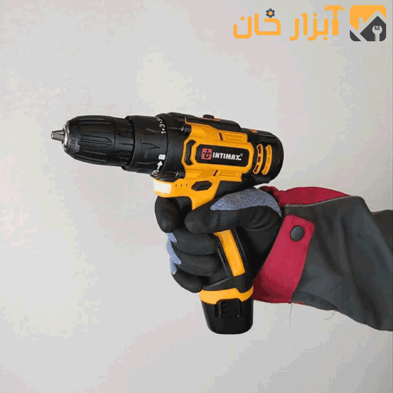 دریل شارژی با کیت متعلقات 100 عددی اینتیمکس — تصویر ۲