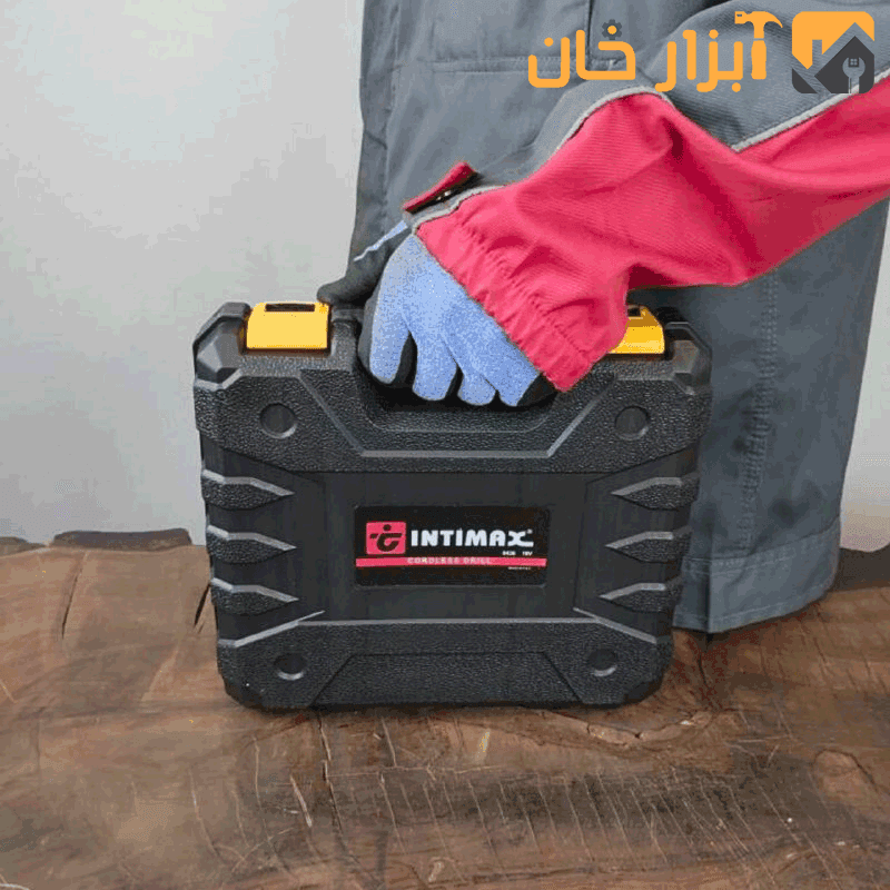 دریل شارژی ۱۸ ولت با لوازم اینتیمکس — تصویر ۲