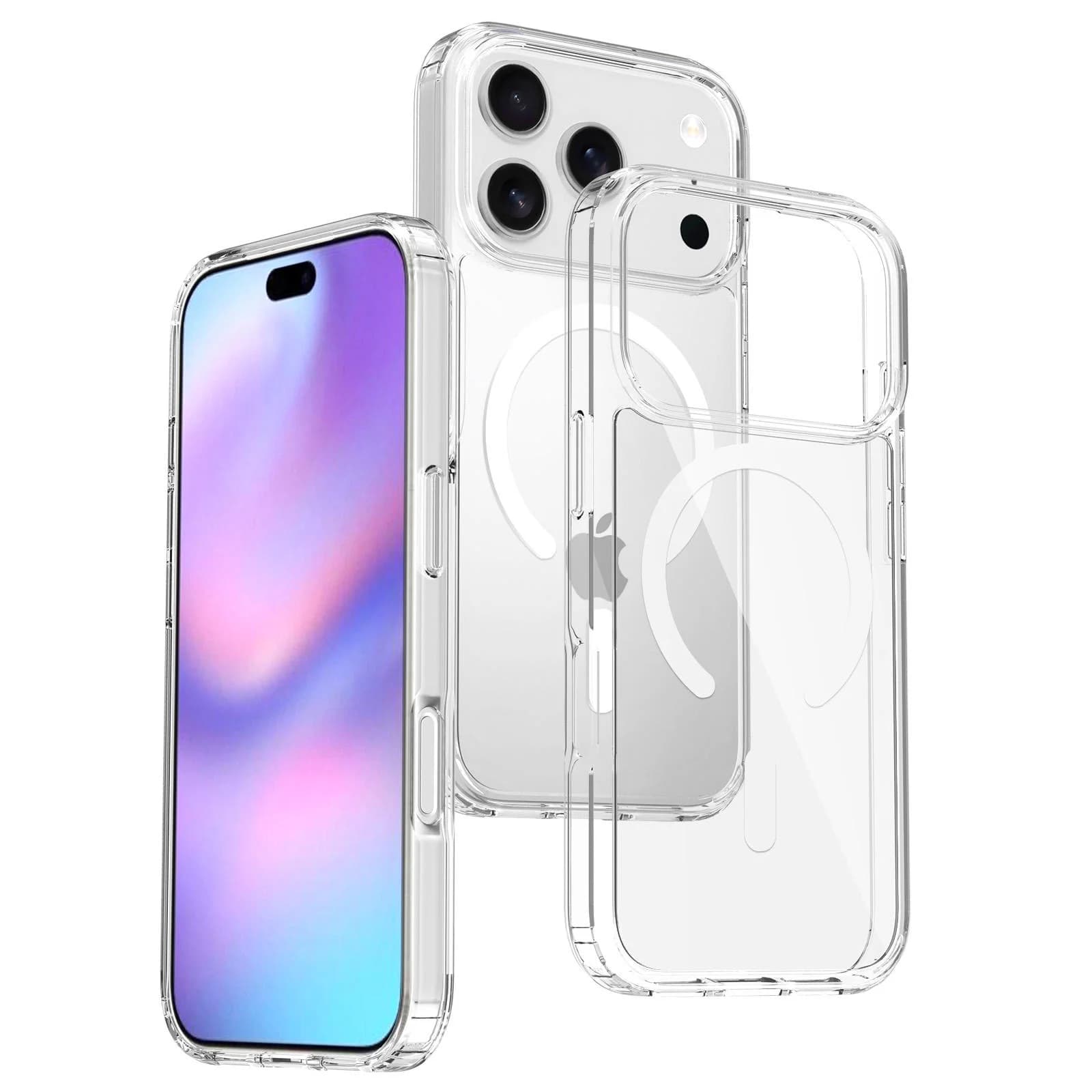 قاب کریستالی شفاف آیفون iPhone 18 Pro مدل Clear Case MagSafe