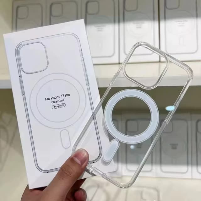 قاب کریستالی شفاف آیفون iPhone 18 مدل Clear Case MagSafe — تصویر ۲