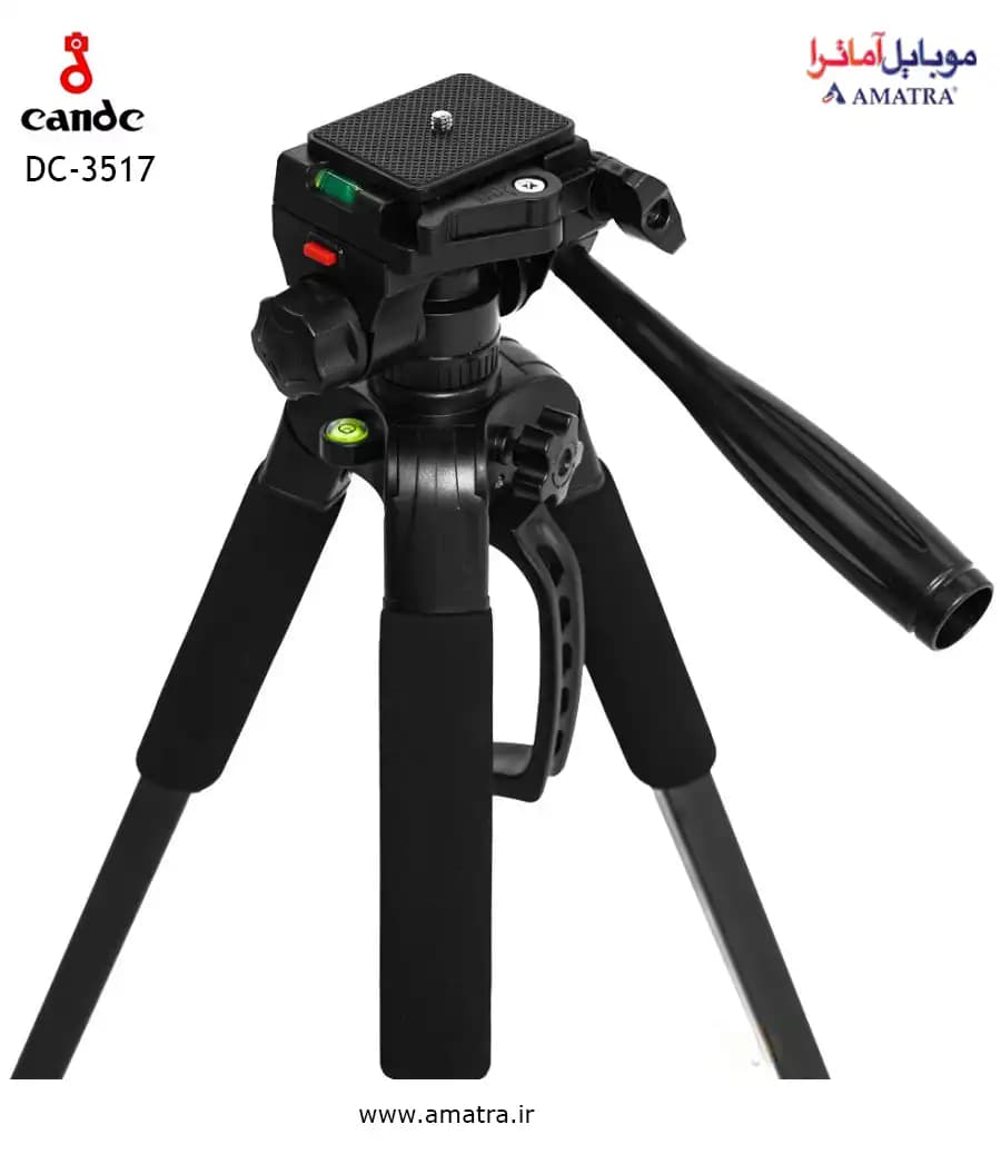 سه پایه دوربین حرفه‌ای برای گوشی و عکاسی مدل Candc DC-3517 — تصویر ۲