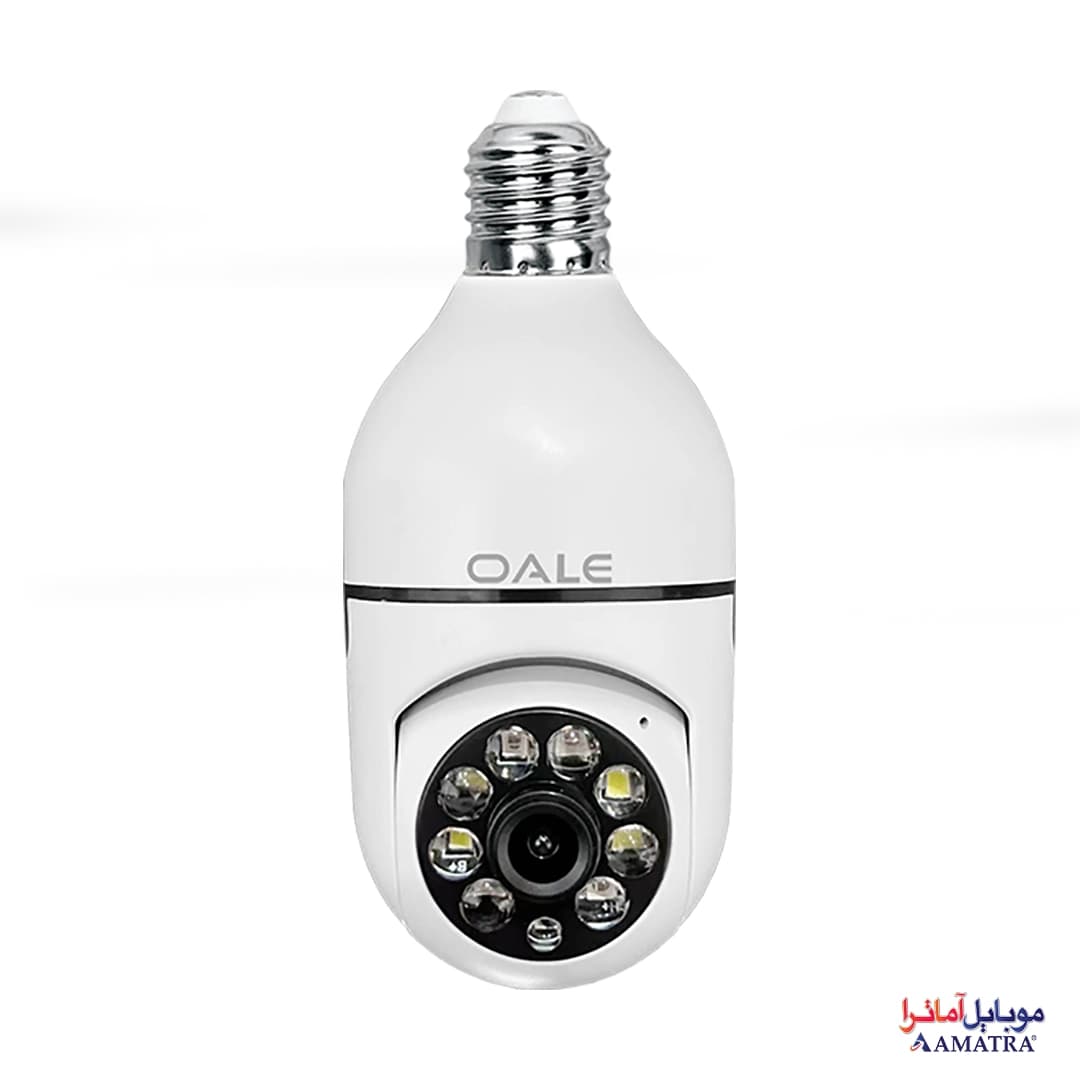 دوربین مداربسته لامپی هوشمند بی‌سیم دید در شب اوآلی مدل OALE iHome 02