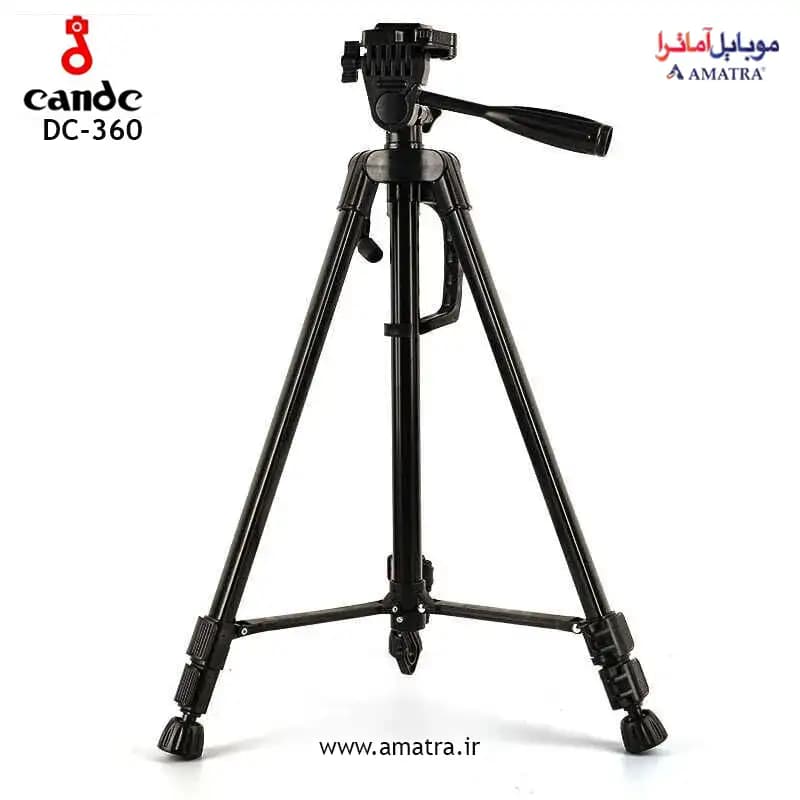 سه پایه عکاسی حرفه ای دوربین و موبایل مدل Candc DC-360