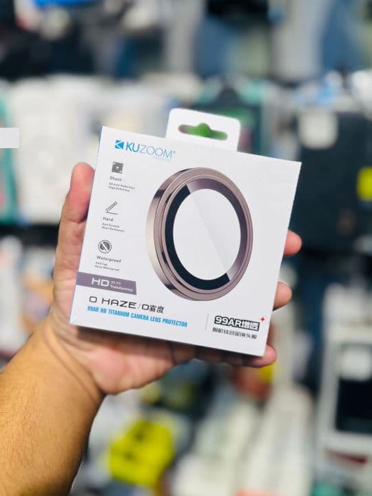 محافظ لنز کوزوم مناسب آیفون iPhone 18 Pro Max مدل KUZOOM HD Lens Protector