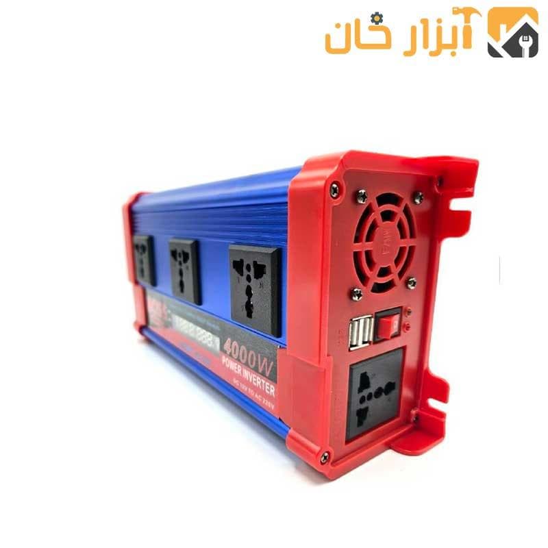 مبدل (کانورتر) برق ۱۲ به ۲۲۰ ولت ۴۰۰۰ وات باس — تصویر ۲