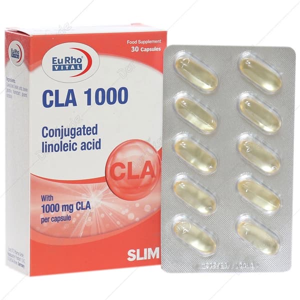 کپسول سی ال ای CLA یوروویتال 1000 میلی گرم 30 عددی