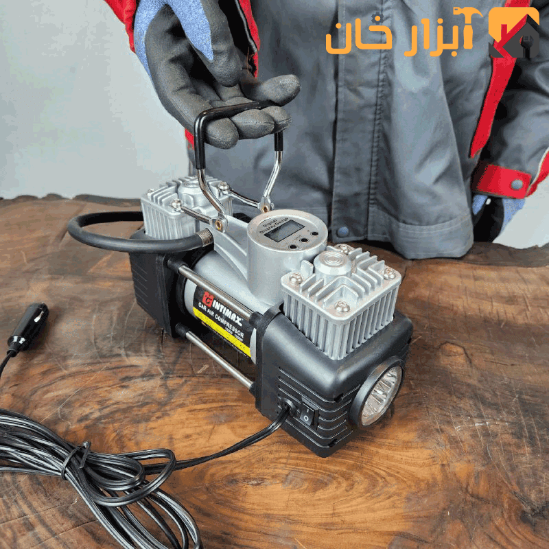 کمپرسور فندکی دیجیتالی دو سیلندر اینتیمکس — تصویر ۳