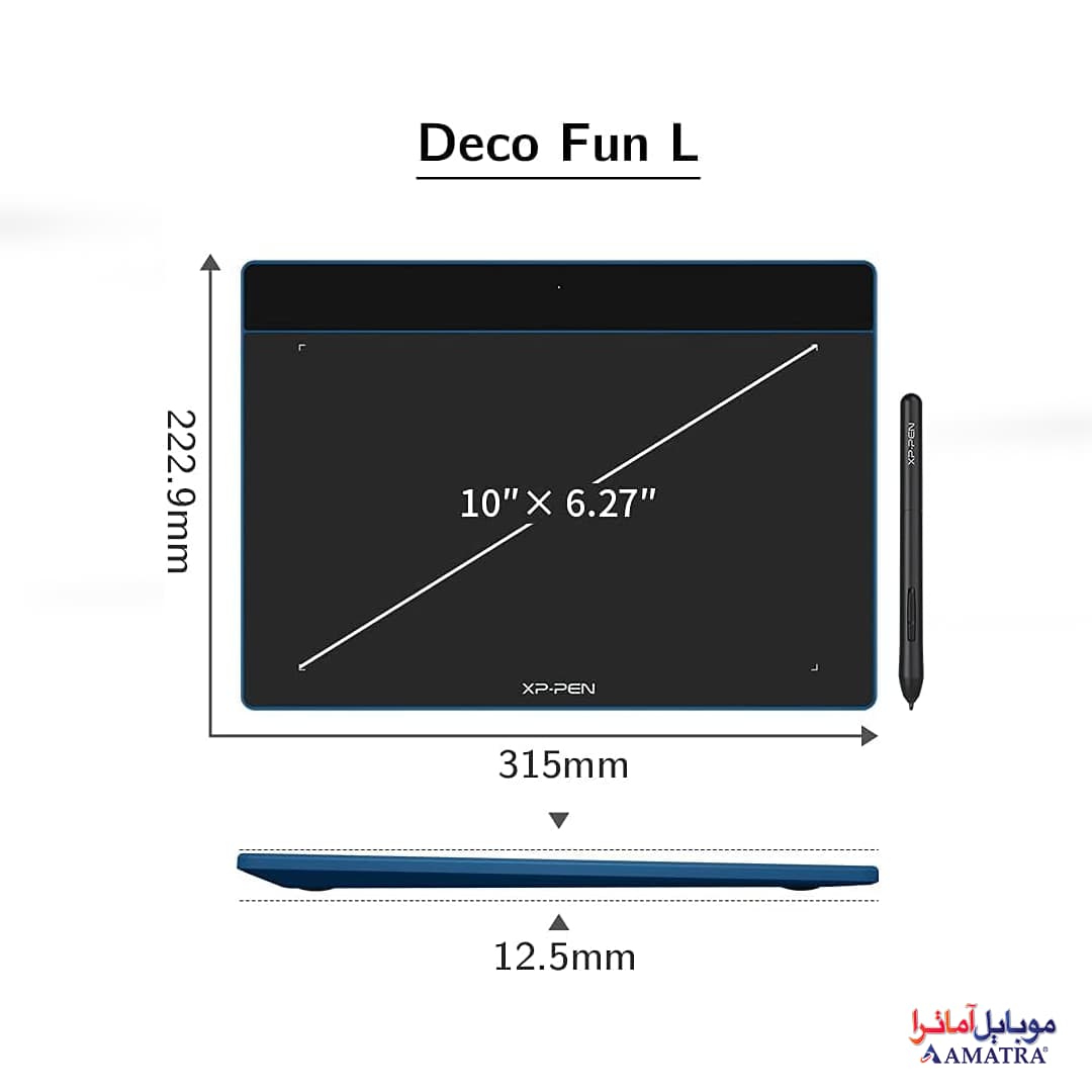 تبلت طراحی گرافیکی و قلم نوری XP-PEN DECO FUN L — تصویر ۲