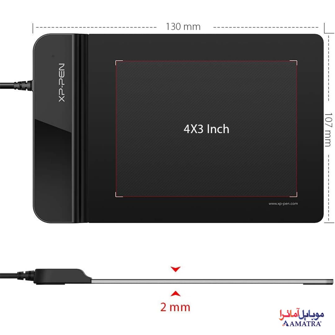 تبلت طراحی گرافیکی و قلم نوری XP-PEN G430S — تصویر ۲