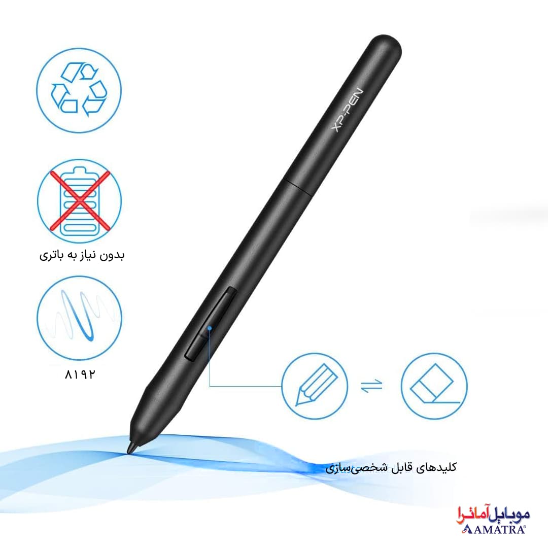 تبلت طراحی گرافیکی و قلم نوری XP-PEN G430S — تصویر ۶
