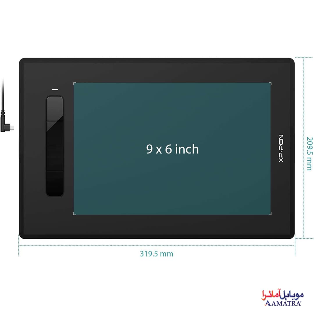 تبلت طراحی گرافیکی و قلم نوری XP-PEN G960S — تصویر ۲