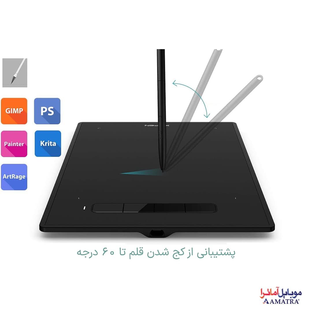 تبلت طراحی گرافیکی و قلم نوری XP-PEN G960S — تصویر ۶