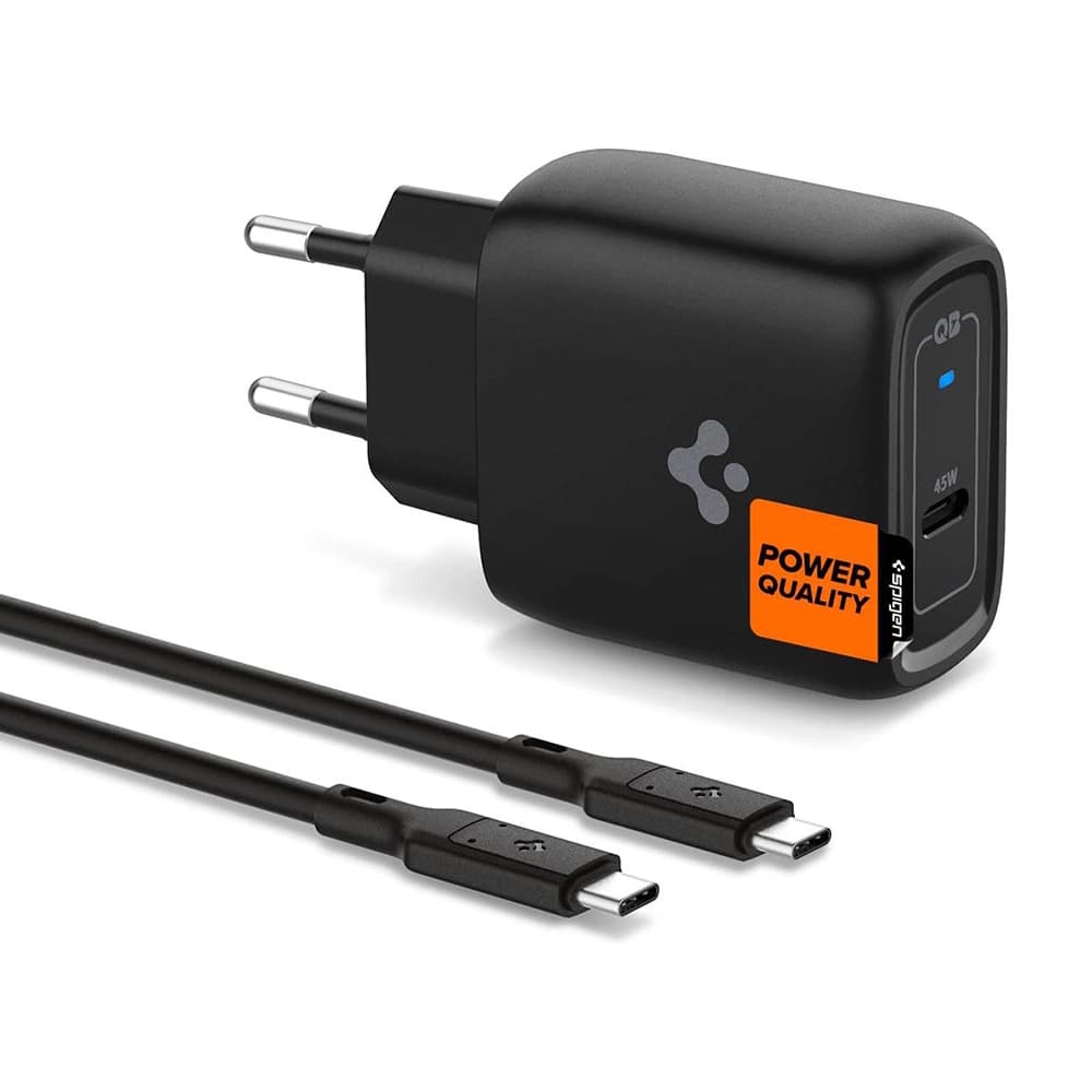 شارژر دیواری 45 وات اسپیگن مدل PowerArc ArcStation™ Pro به همراه کابل USB‑C