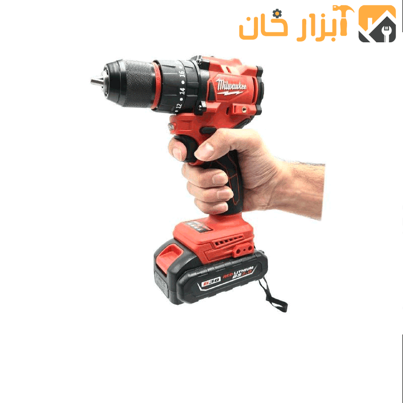 دریل شارژی چکشی ۳۶ ولت طرح میلواکی — تصویر ۳