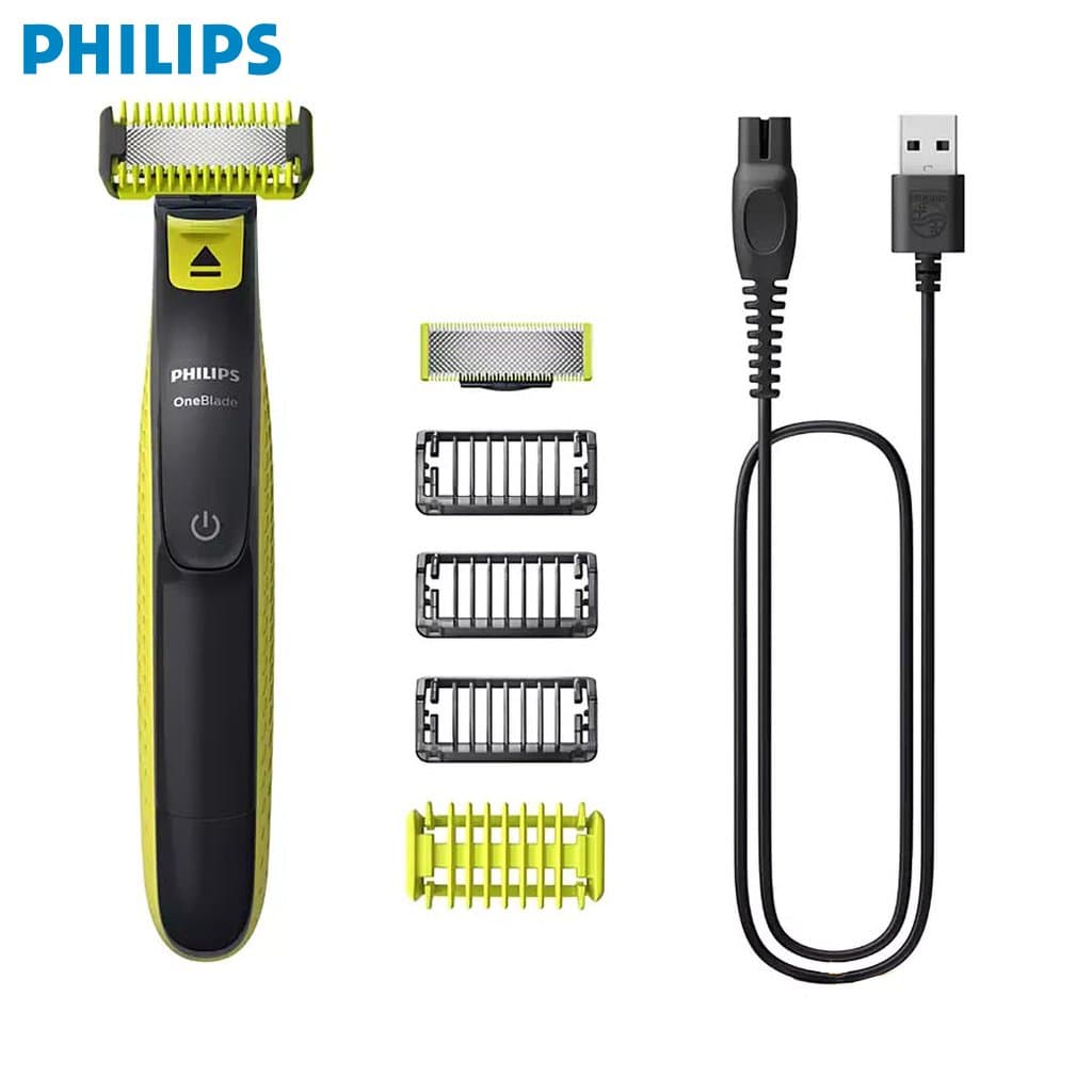 ماشین ریش تراش فیلیپس QP2824 مشکی سبز ضد آب