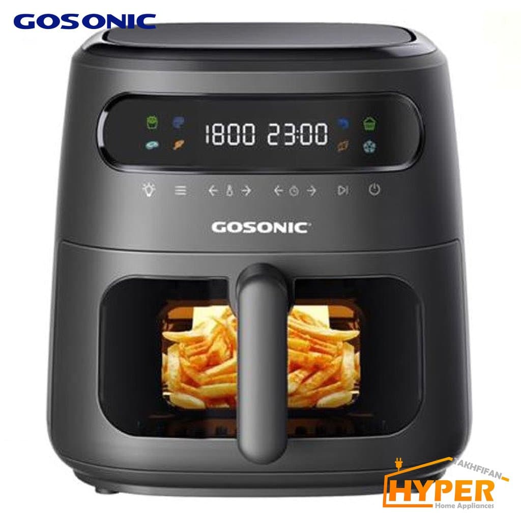 سرخ کن گوسونیک GAF-758 B مشکی 8 لیتری