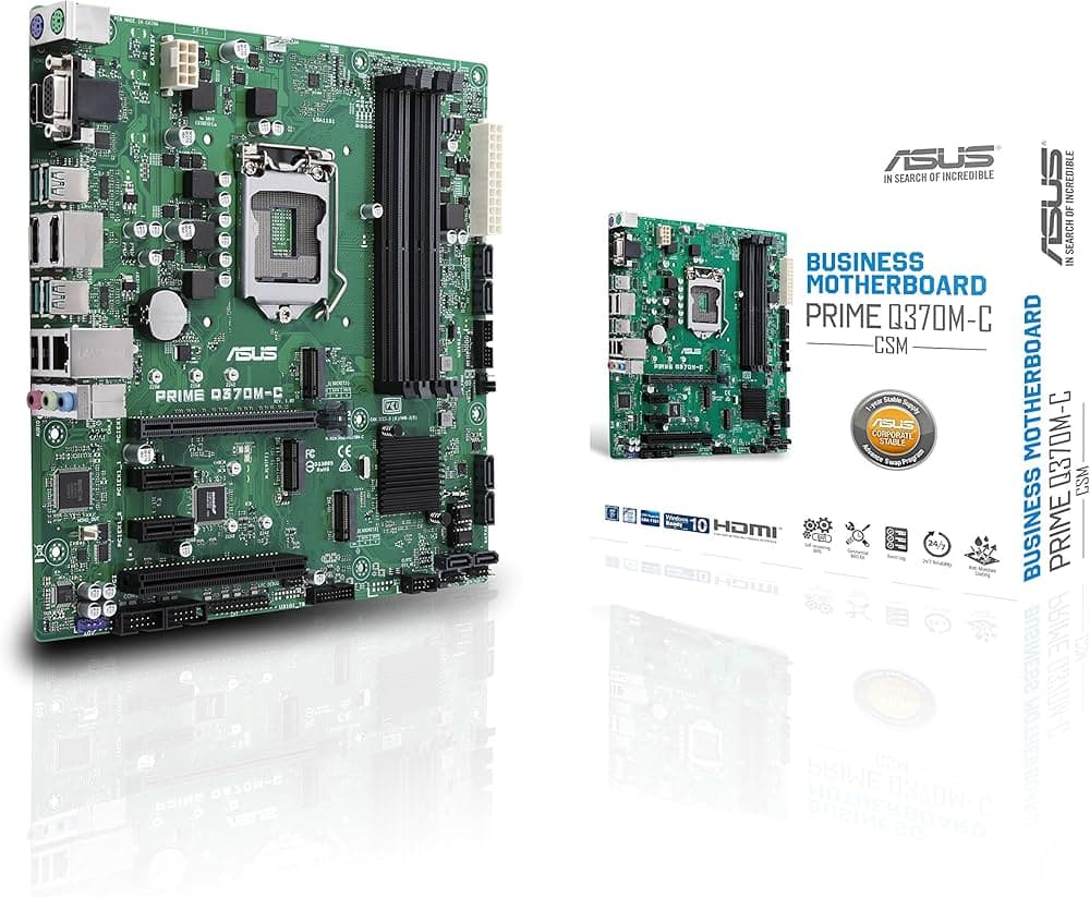 مادربرد ایسوس مدل Q370M-C DDR4 (استوک) — تصویر ۲
