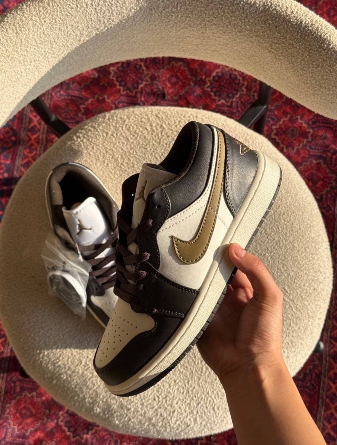 👟🤎 جردن وان | استایل خیابونی واقعی 😮‍💨🔥🆔 کد محصول: SH042 — تصویر ۵