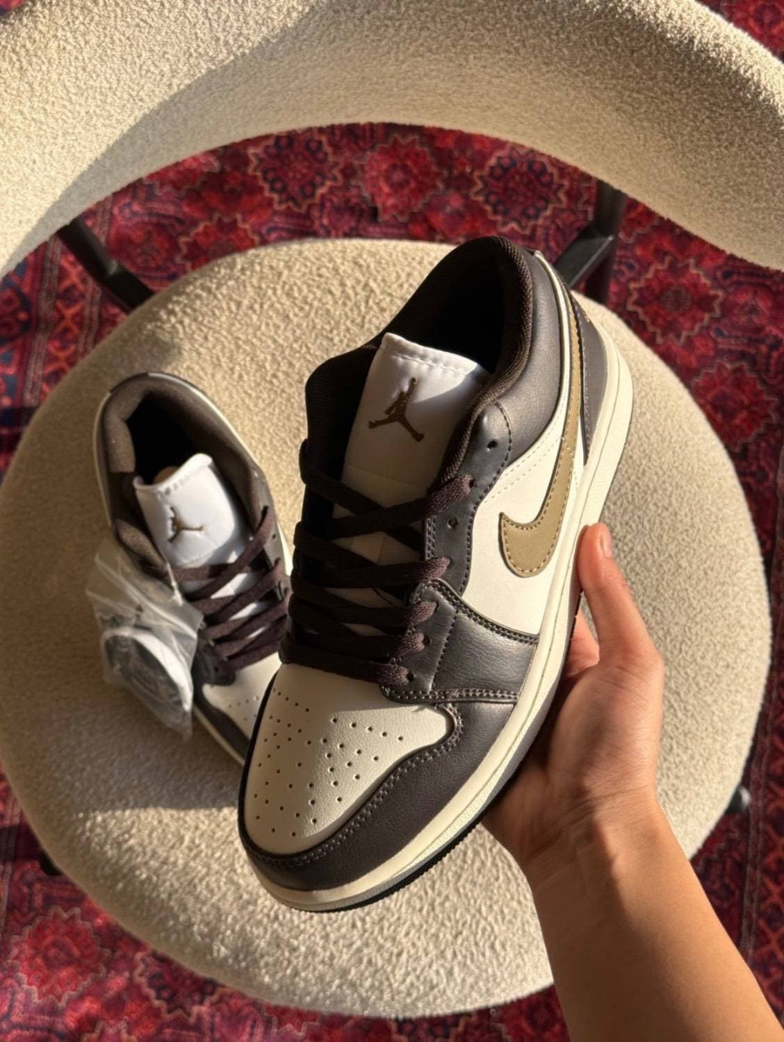 👟🤎 جردن وان | استایل خیابونی واقعی 😮‍💨🔥🆔 کد محصول: SH042 — تصویر ۴