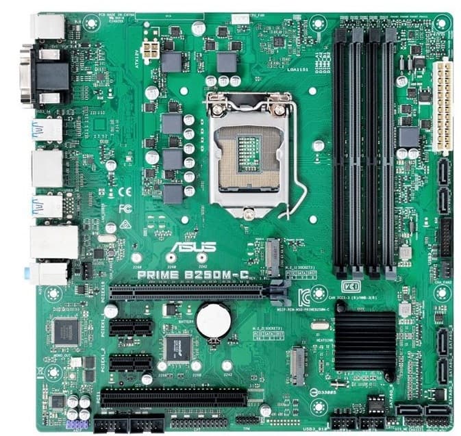 مادربورد ایسوس استوک مدل MB ASUS B250M-C — تصویر ۲