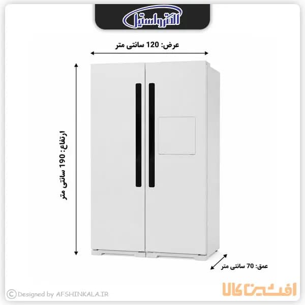 یخچال فریزر دوقلو الکترواستیل اکونومی مدل Es21 — تصویر ۷
