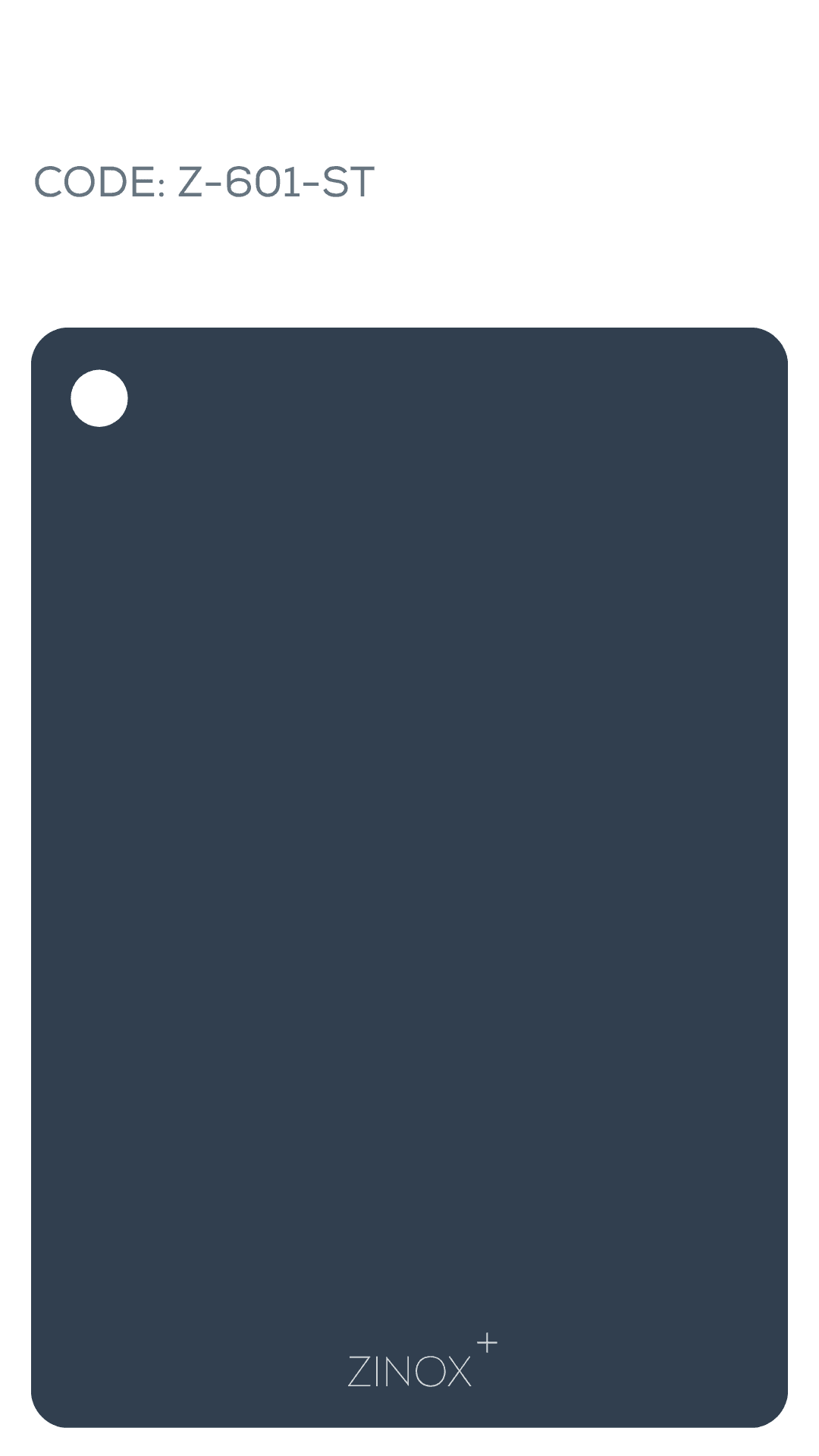 ZINOX PLUS Z-601-ST (UV) Soft Touch NAVY BLUE