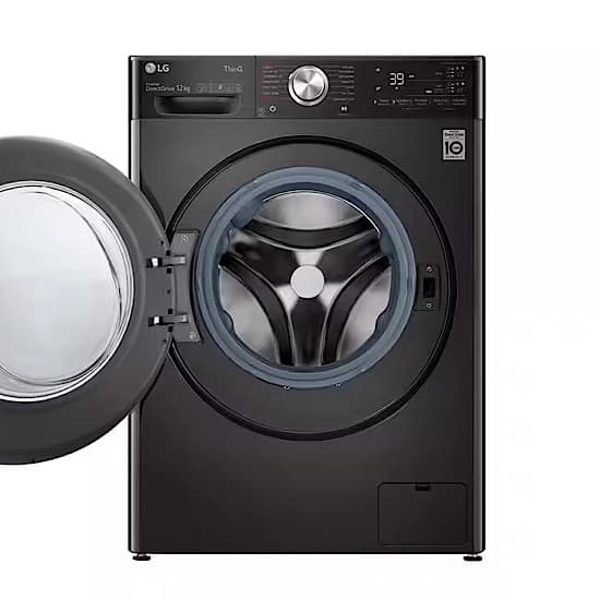 لباسشویی الجی 12 کیلوی دودی LG F4V9BWP2EE — تصویر ۳