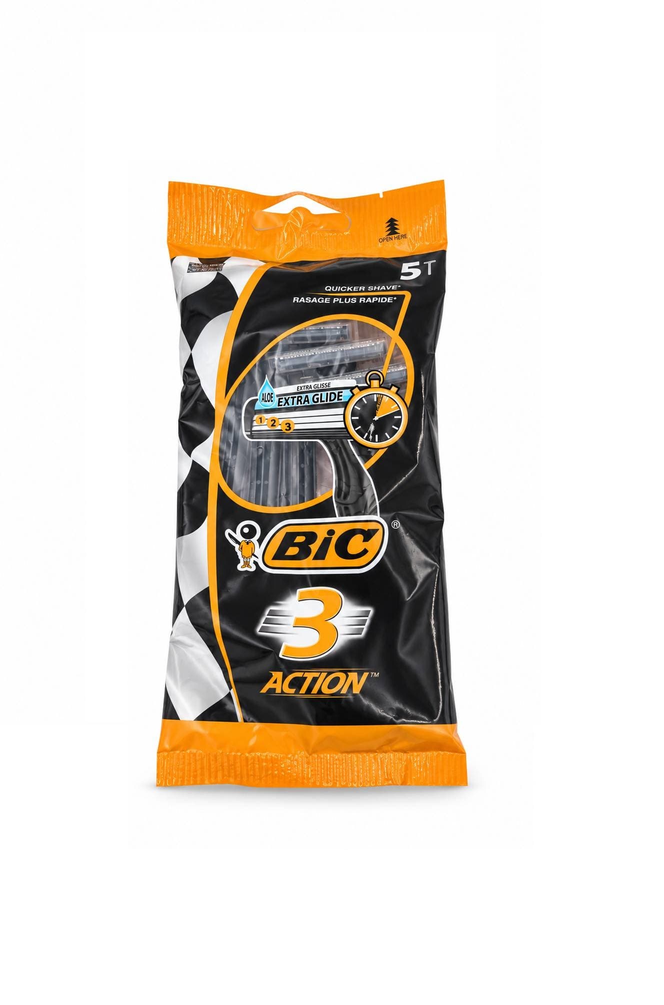 خودتراش مردانه بیک 5 عددی BIC 3 Action