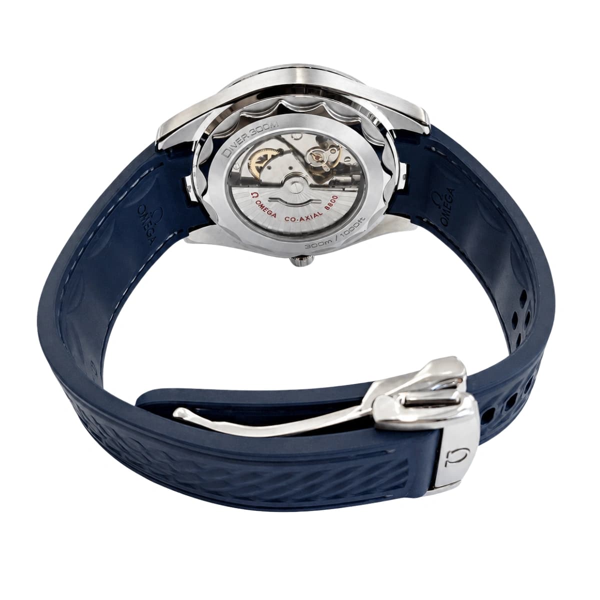 ساعت مچی مردانه طرح امگا Seamaster Aqua Terra Worldtimer اتوماتیک بند سیلیکونی — تصویر ۳