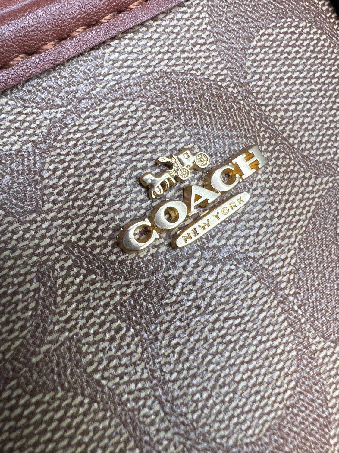 کیف زنانه Coach | کیف دستی شیک و مینیمال دو رنگ مشکی و کرم🆔 کد محصول: BG051 — تصویر ۷